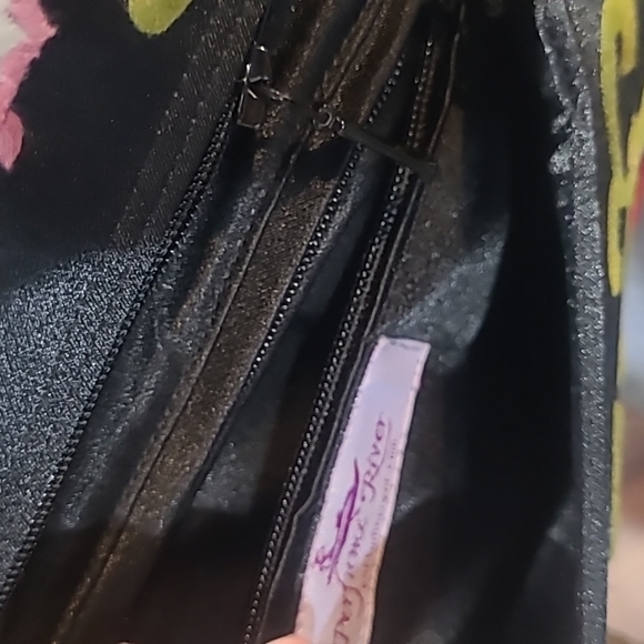 Perfume River Embroidered Foldover Clutch - Picture 5 of 5